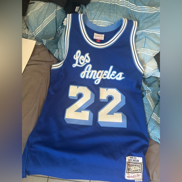 Los Angeles Lakers Elgin Baylor Jersey size Large - Picture 1 of 2